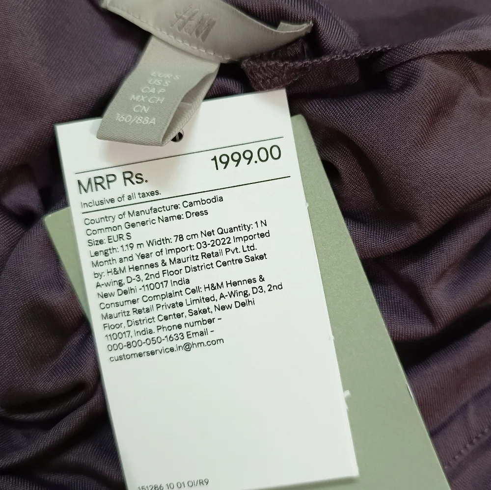 H&M one shoulder dress - Picture 7 of 7